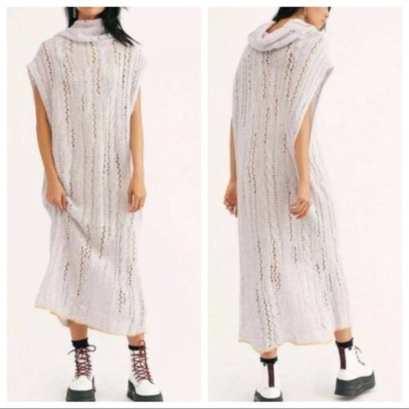 Free People Sweaters - Free People Purple Alpaca Maxi Sweater XS/S NWT